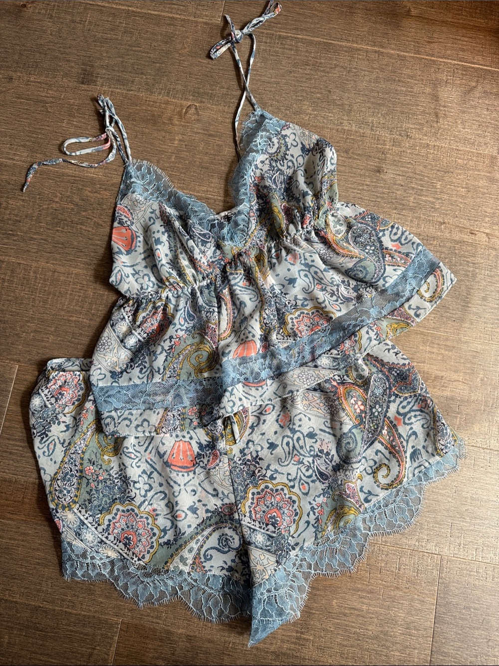 Victoria's Secret Lace-Trim Set NWT